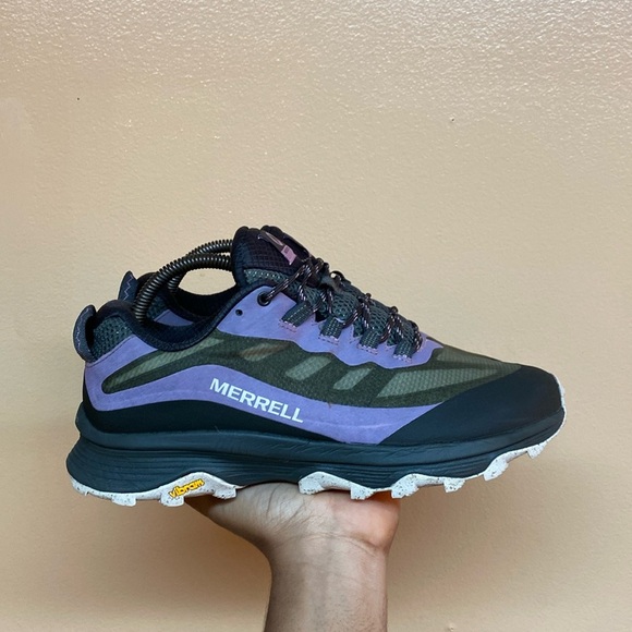 Merrell Moab Speed Floatpro Gore-Tex Trail Sneakers “Purple Green” - Picture 1 of 16